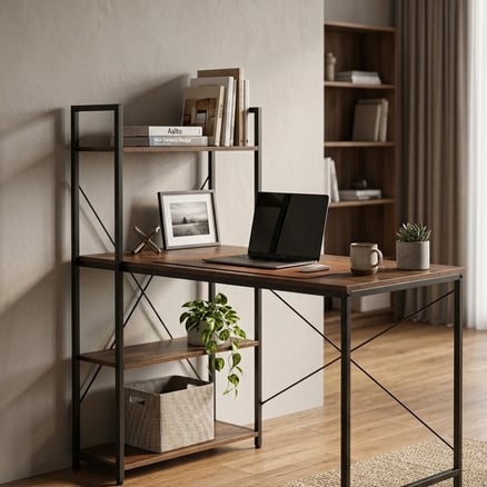 طاولة مكتب 120*60 كمبيوتر بني 92004_image_0