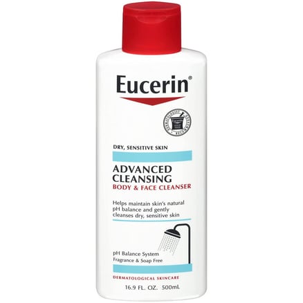 Eucerin - Body and face cleanser for dry and sensitive skin 500ml
