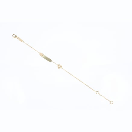 اسوارة ذهب اصفر عيار 18 للأطفال
