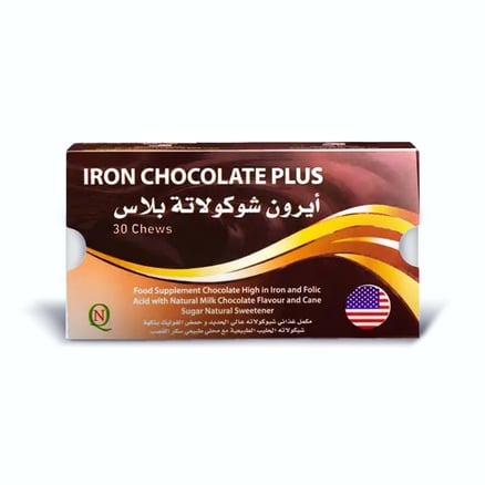 Iron Chocolate Plus 30 Pieces For Iron Deficiency