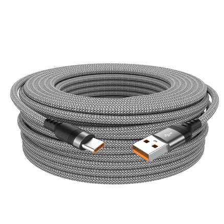 كابل شحن سريع 6A من USB إلى Type-C متوافق مع سامسونج وشاومي وآيفون 15_image_0
