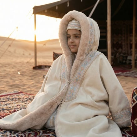 فروه مطرزه من الداخل فرو ولادي