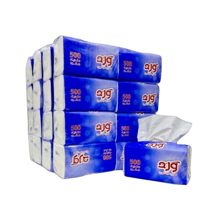 مناديل ورد 500 منديل مفرد 32 عبوة