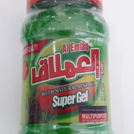سوير جل العملاق الاخضر 1 كيلو لتنظيف المطابخ والحمامات والبلاط والسجاد وغسيل السيارات