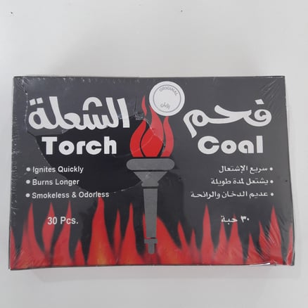 فحم الشعلة سريع الاشتعال 30 حبة 