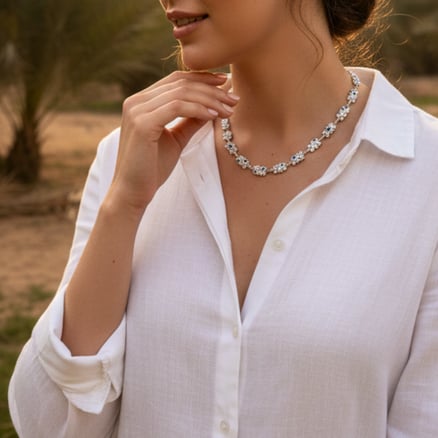 عقد الواحة - فضة_image_0