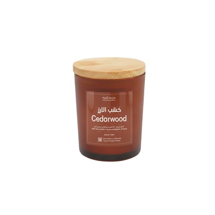 شمعة برائحة خشب الأرز_image_0