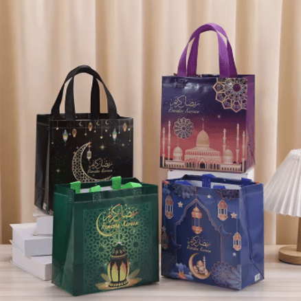 4/8 قطعة أكياس هدايا رمضان كريم
