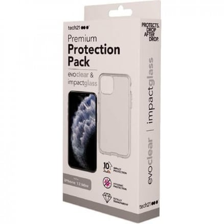 Tech21 iPhone 12 mini protection package