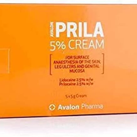 أفالون كريم بريلا مخدر موضعي 5% - 5 حبه * 5 غرام