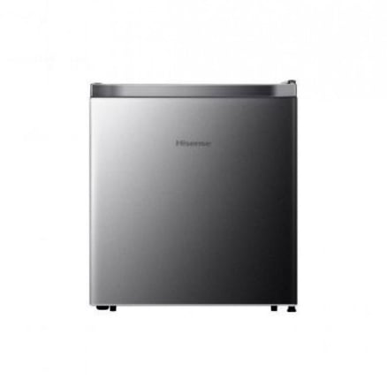 Hisense Mini Bar Refrigerator Single Door 1.5 Feet, 44 Liters, Energy Efficiency Label D, Silver