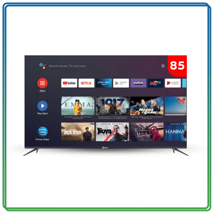 شاشة 85 بوصة , ماركة دانسات , 4K , سمارت اندرويد 14 , DTD85BU 4K SMART14 