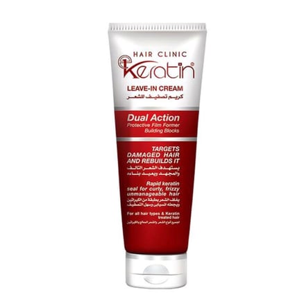 كريم شعر إيفا إي كيراتين هير كلينك ليف إن (e Keratin) - 200مل