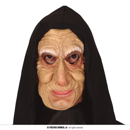 Hooded Old Lady Mask