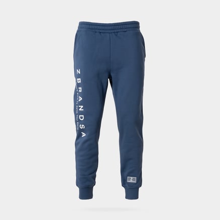 Dark Blue Pants with Print - Be Simple_image_0