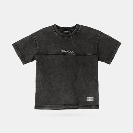 Black Washed Kids T-Shirt_image_0