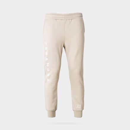 Off White Pants with Print - Be Simple_image_0