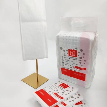 Disposable sanitary towels