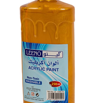 Acrylic Paint Color Gold 250ml