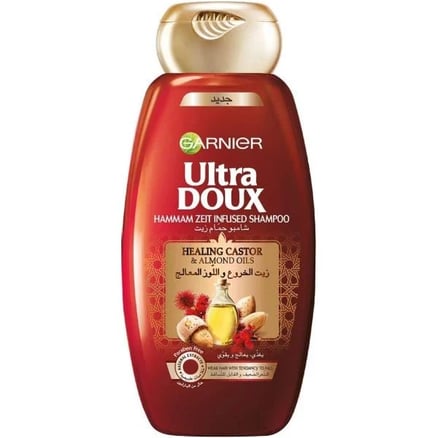 Garnier hair shampoo ultra doux castor oil 200 ml -