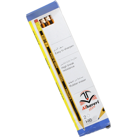 HB wooden pencils, set of 12 pieces