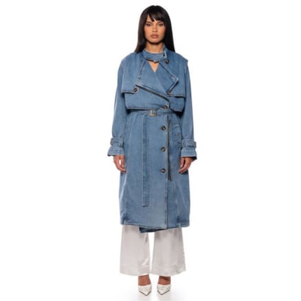 Denim Trench Coat_image_0