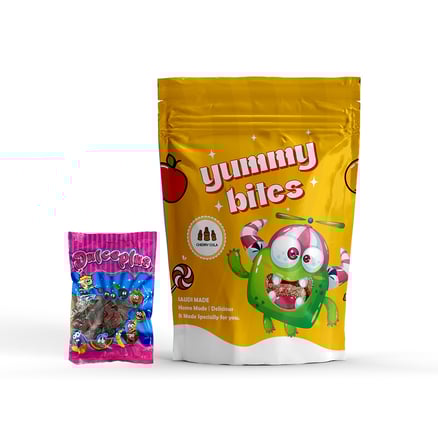 حلاوة كولا الكرز مجففة بالتجميد من Yummy bites