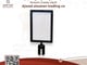 Black A4 Queue Barrier Sign - لوحة ارشادية لحواجز التنظيم A4 طولي اسود_image_0