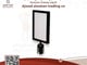 Black A4 Queue Barrier Sign - لوحة ارشادية لحواجز التنظيم A4 طولي اسود_image_1