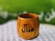 كوب خشبي 150ml مع كتابة الاسم عن طريق الحرق_image_1
