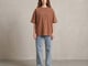 Double Line Brown T-Shirt_image_4