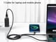 Baseus 3 في 1 USB نوع C كابل آيفون 15 14 13 12 برو كابل الشاحن 100 واط مايكرو USB نوع C كابل لماك بوك سامسونج شاومي_image_3