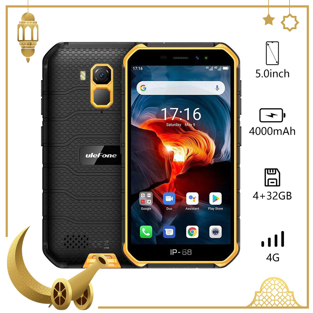 Ulefone Armor X7 Pro الهاتف الوعر الذكي بشاشة 5.0 بوصة عالية الدقة