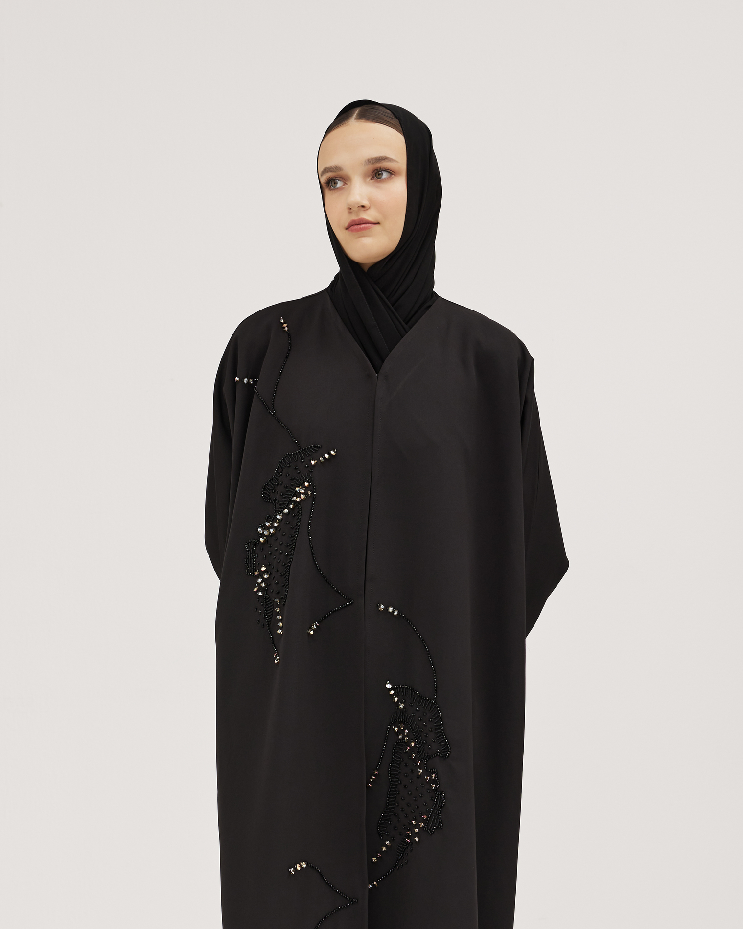 عباية باربي سوداء