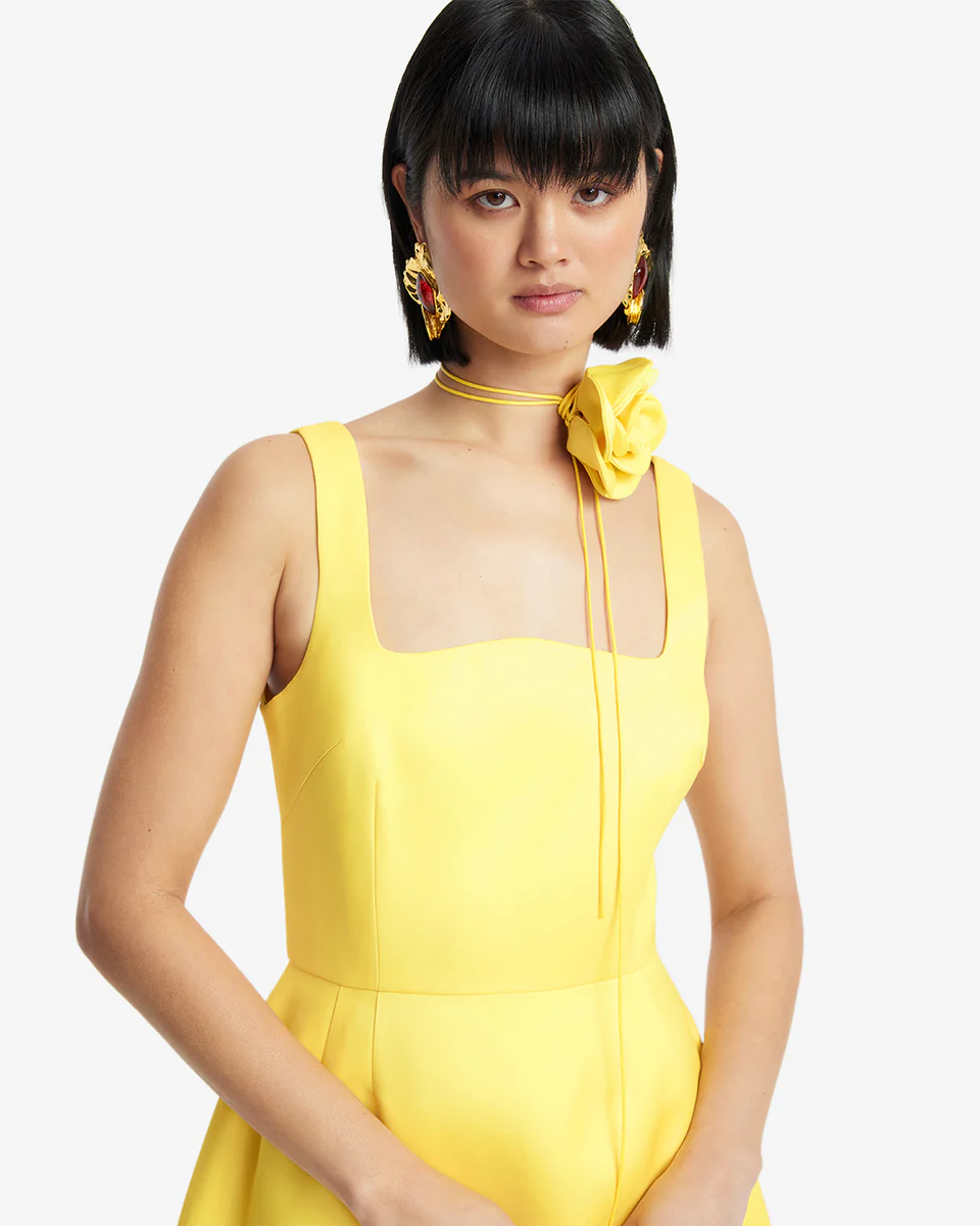Appliqué Maxi Dress