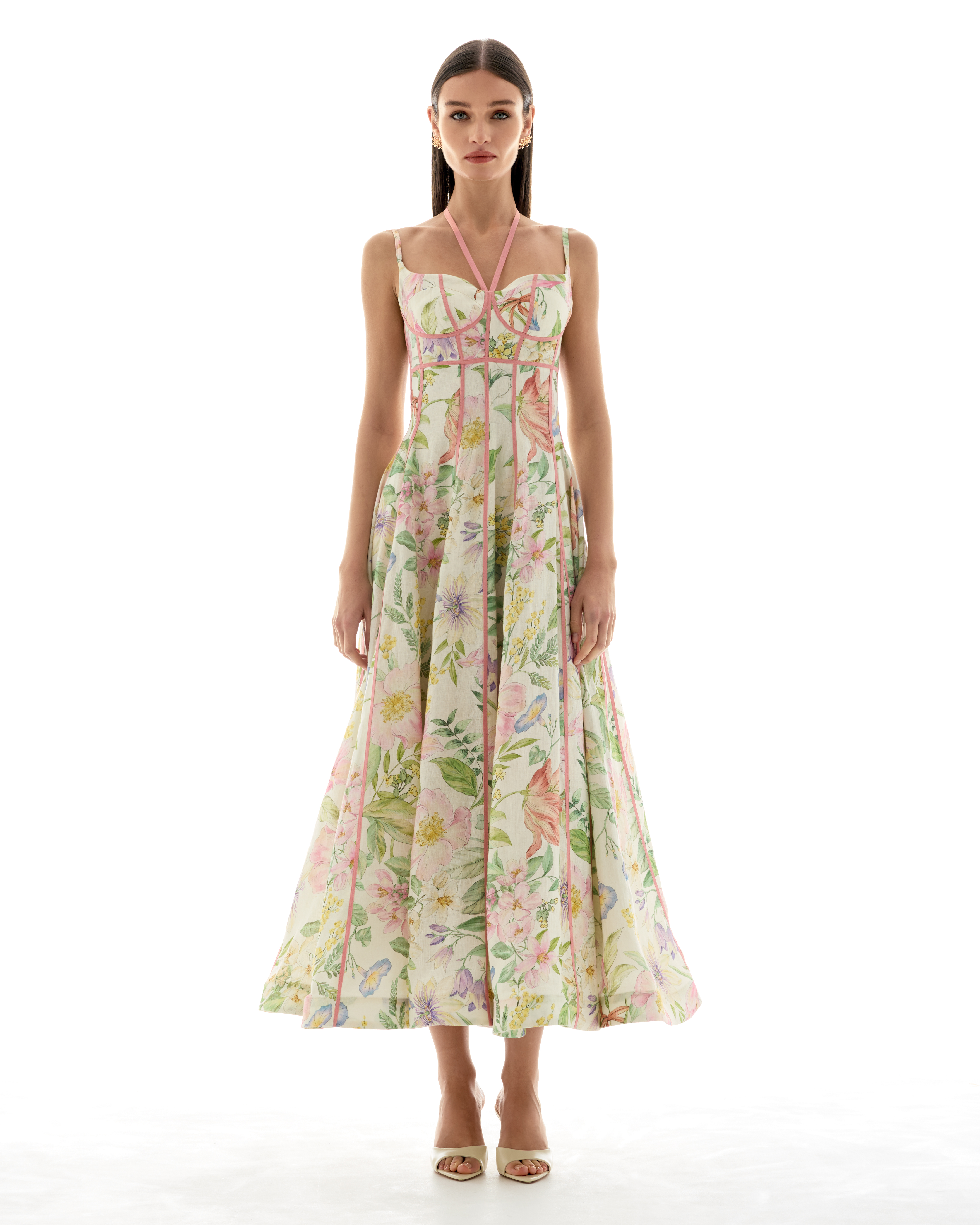 Amoréa bustier midi dress