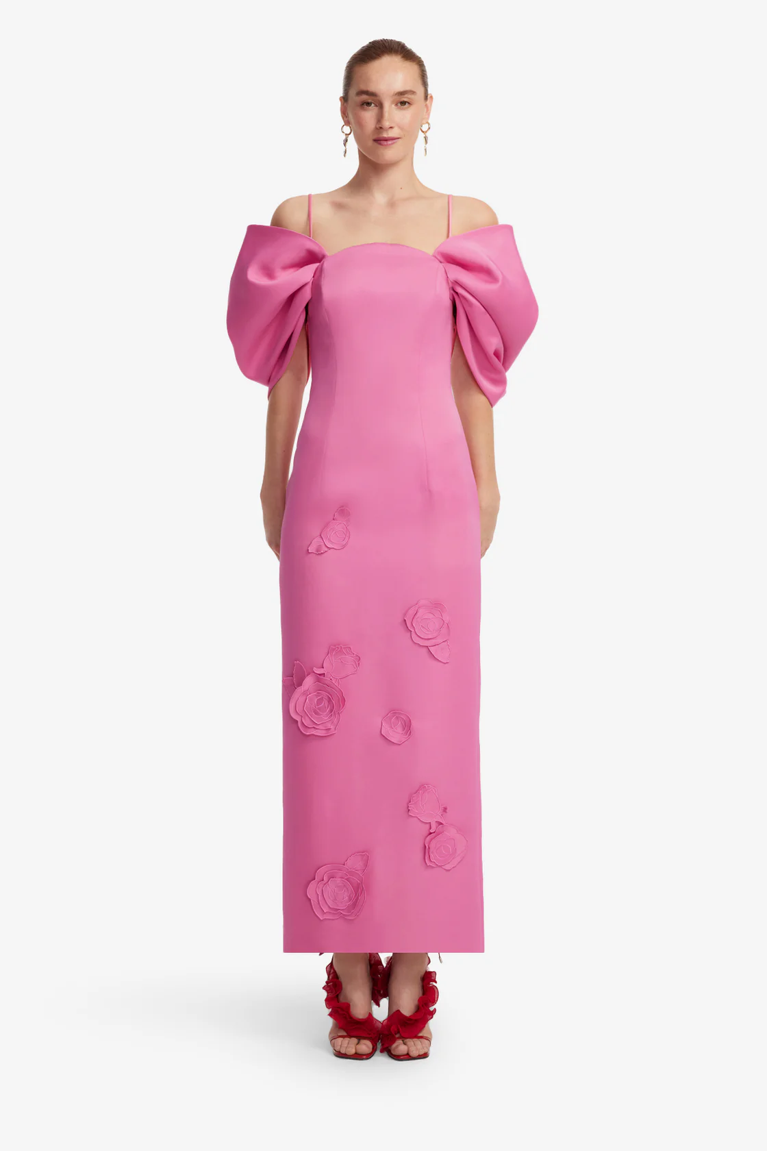 Arabella Appliqué Maxi Dress
