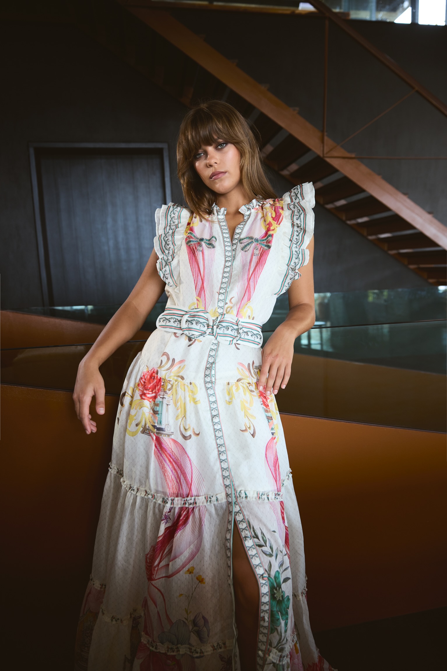STARBRIGHT SILK LINEN MAXI-ROSES