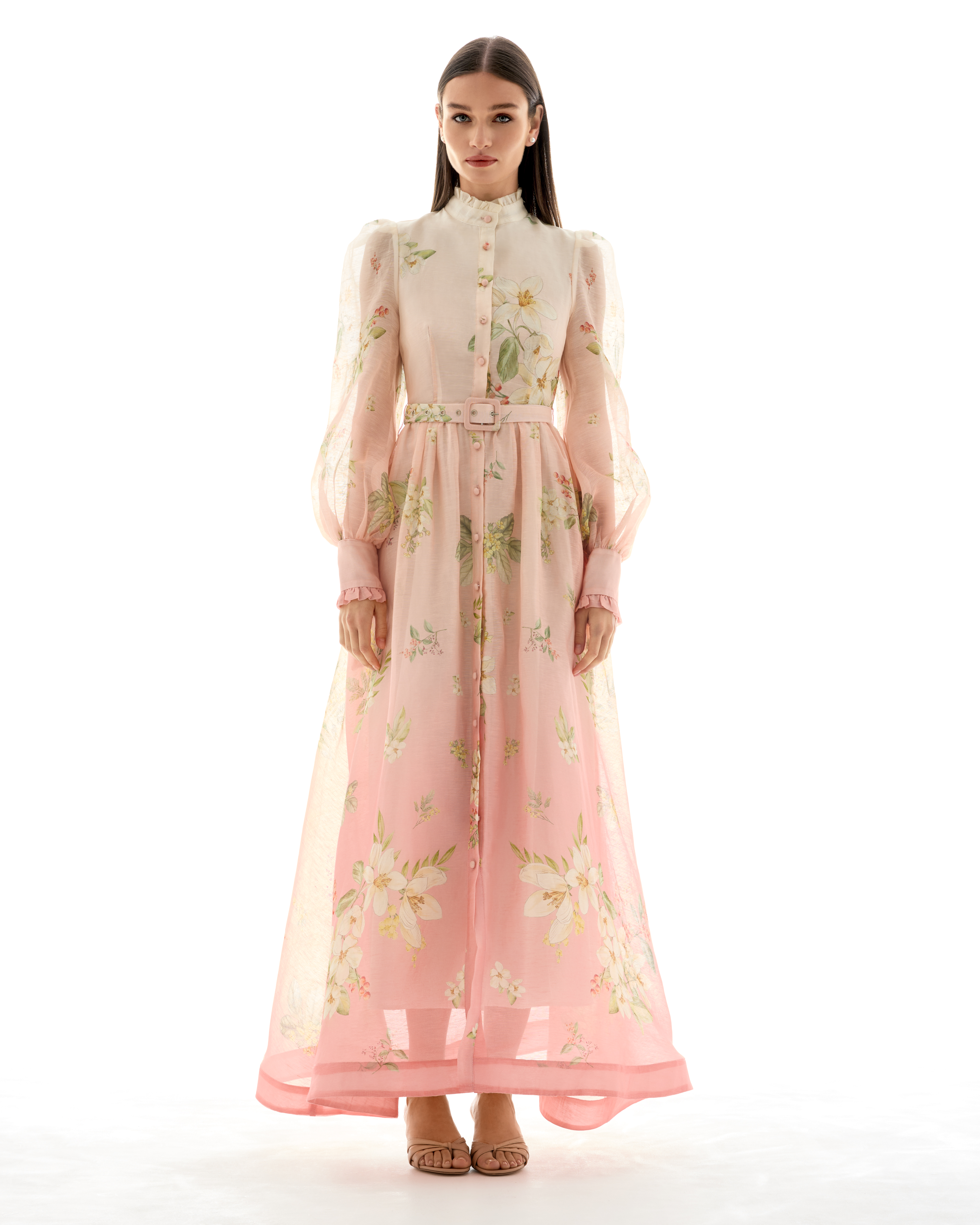 Serenella ombré maxi dress