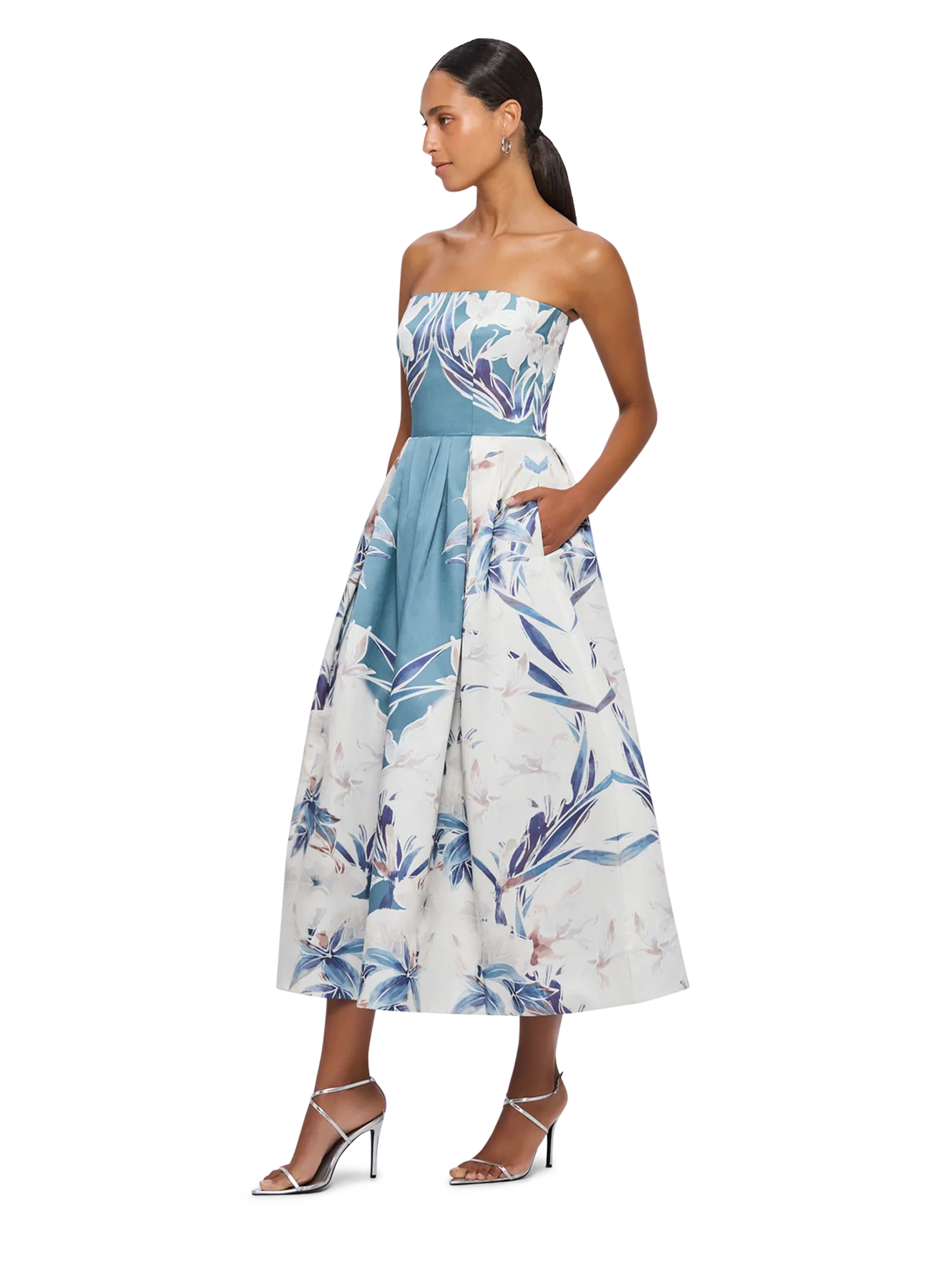 Lynn Bustier Midi Dress