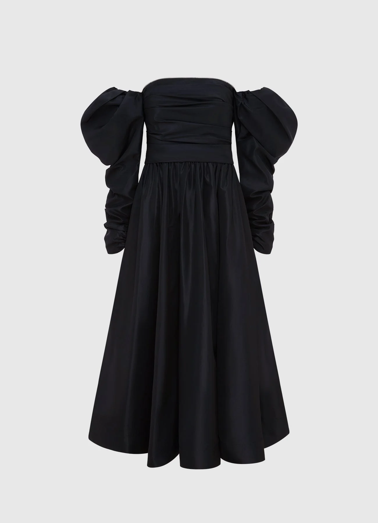 Matilda Puff Sleeve Midi Dress -  Blush