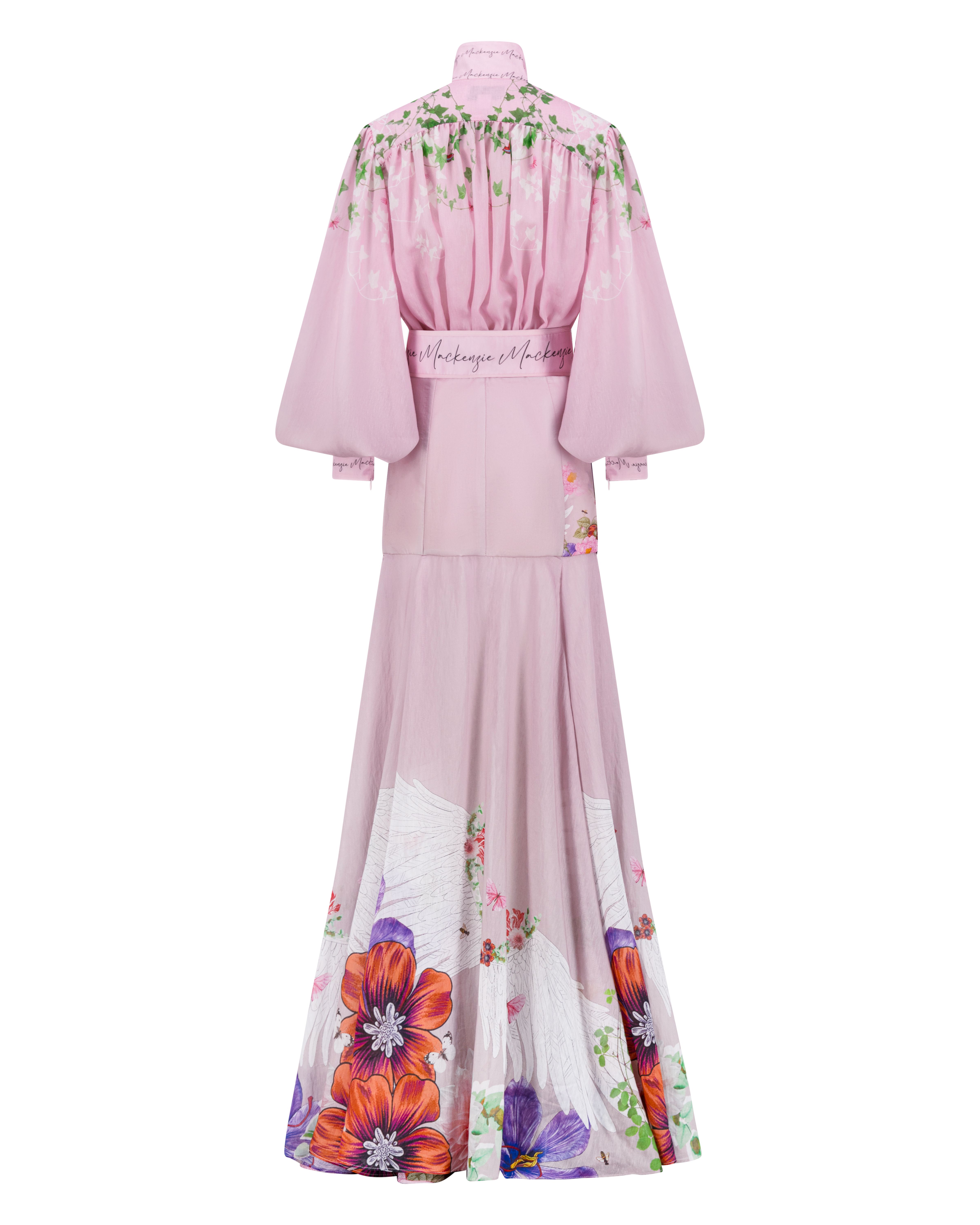 WINGS &amp; VINES SILK MAXI