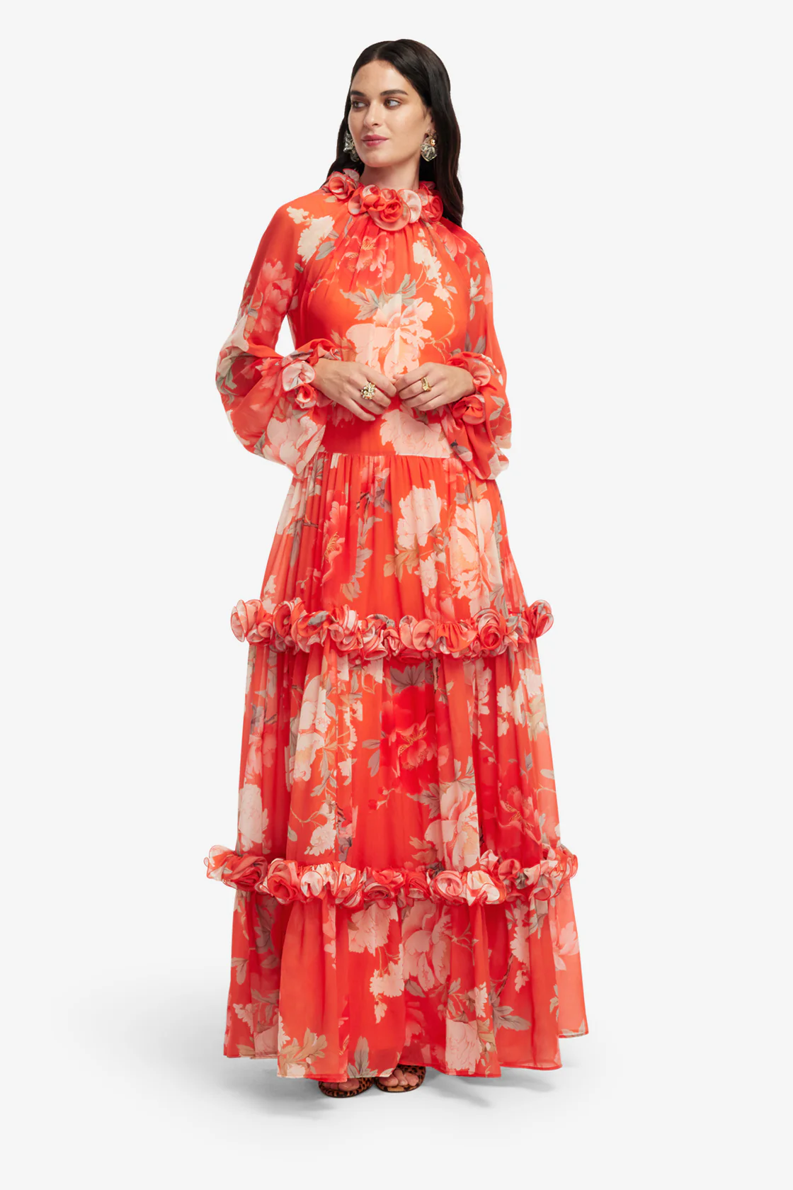 Ruffled Maxi Dress