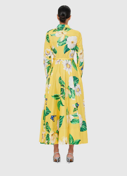 Zara Shirt Midi Dress - Joie Print in Sunshine