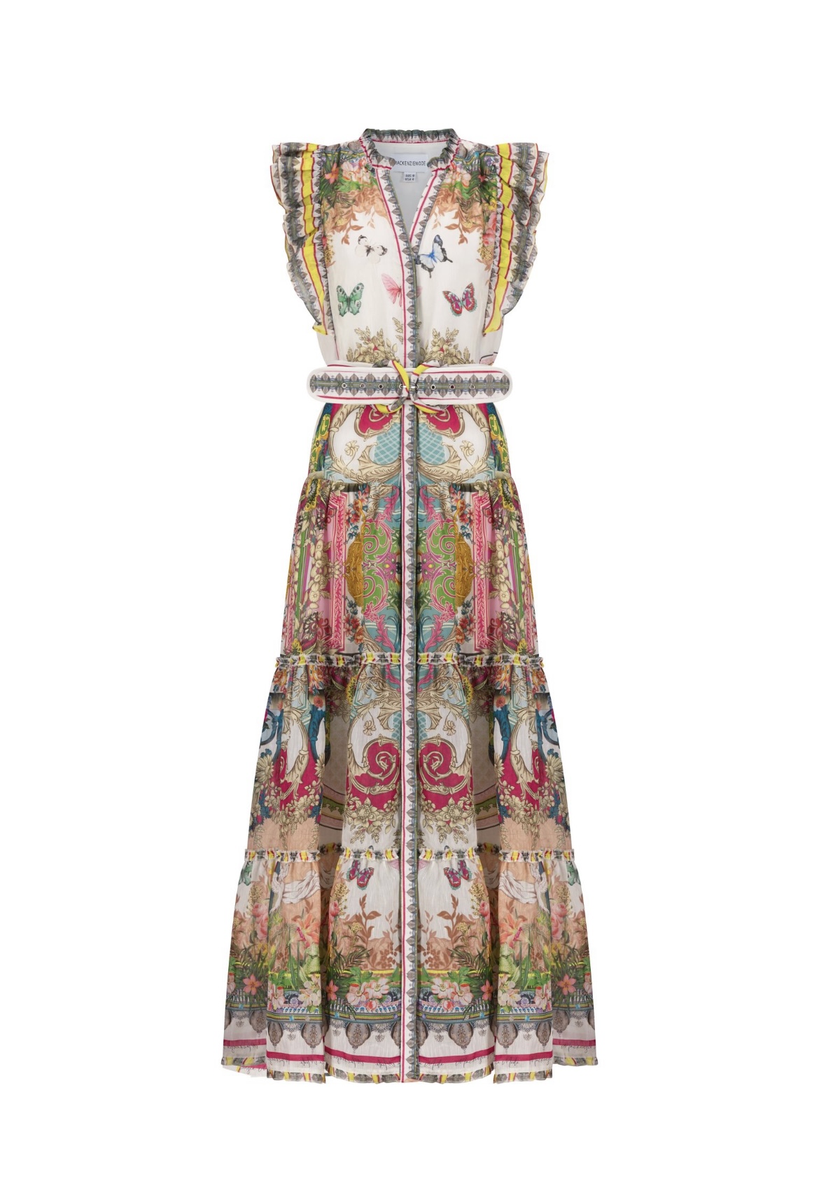 STARBRIGHT SILK LINEN MAXI-ANGELIC
