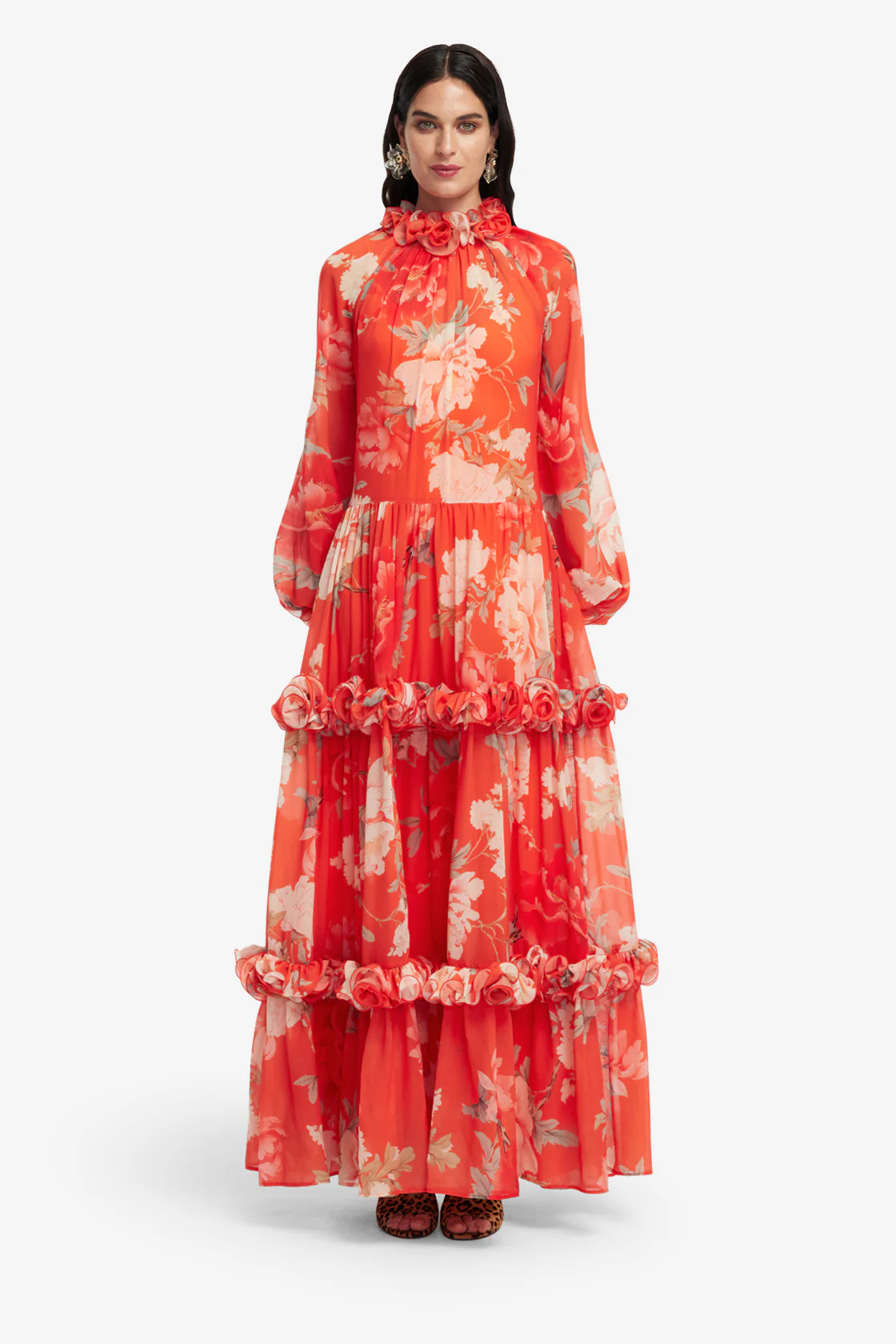 Ruffled Maxi Dress