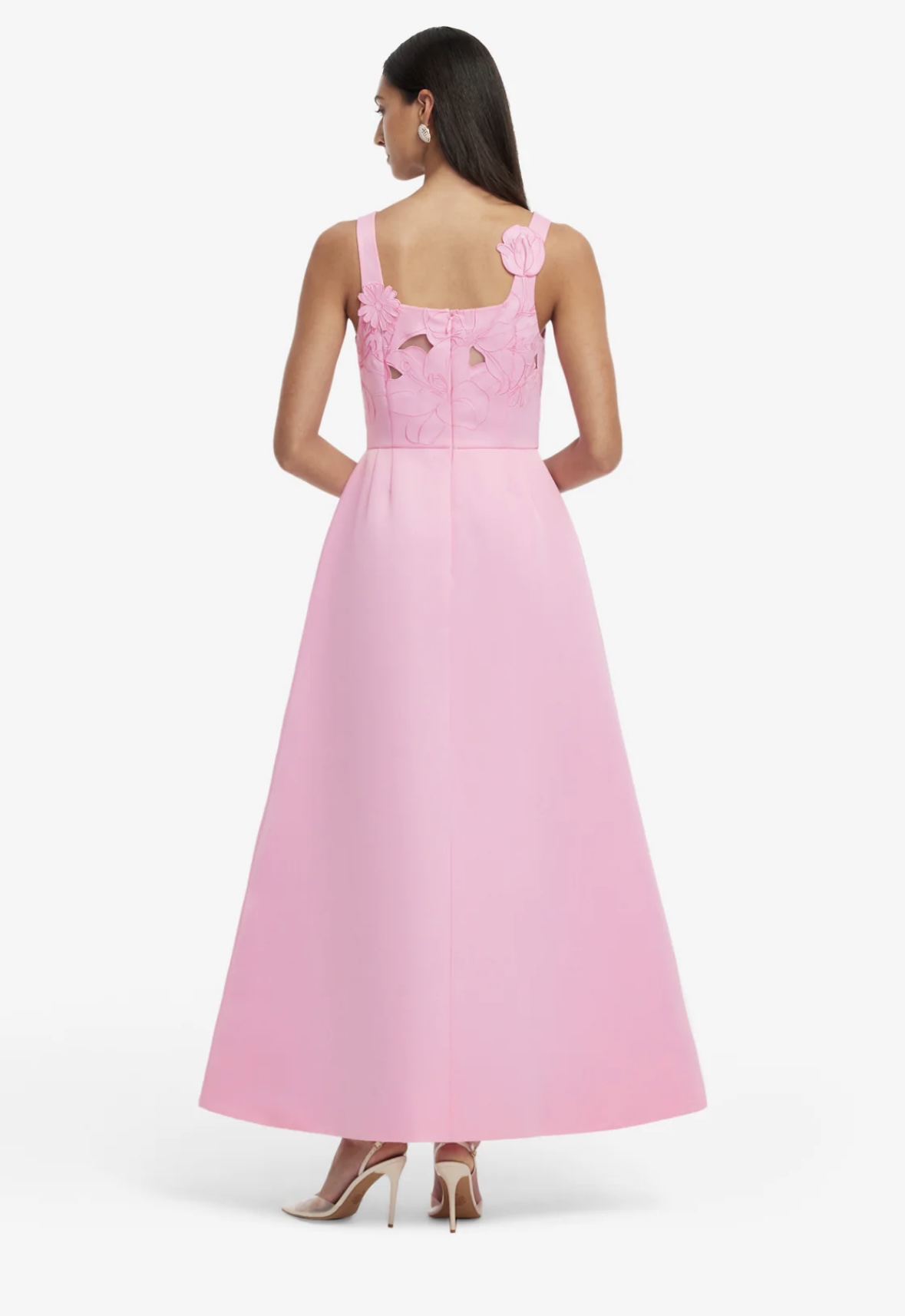 Rianne Appliqué Maxi Dress-pink