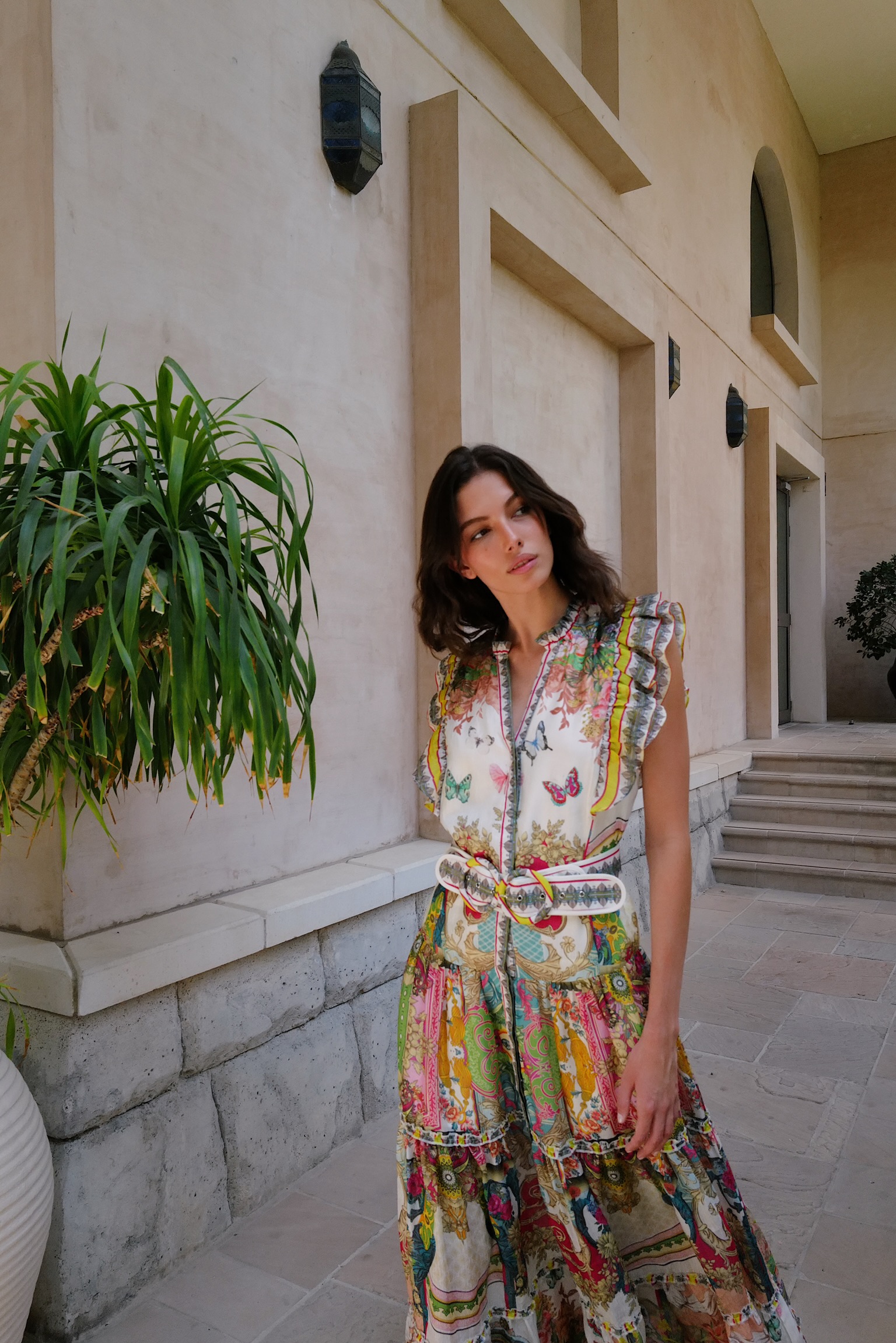 STARBRIGHT SILK LINEN MAXI-ANGELIC