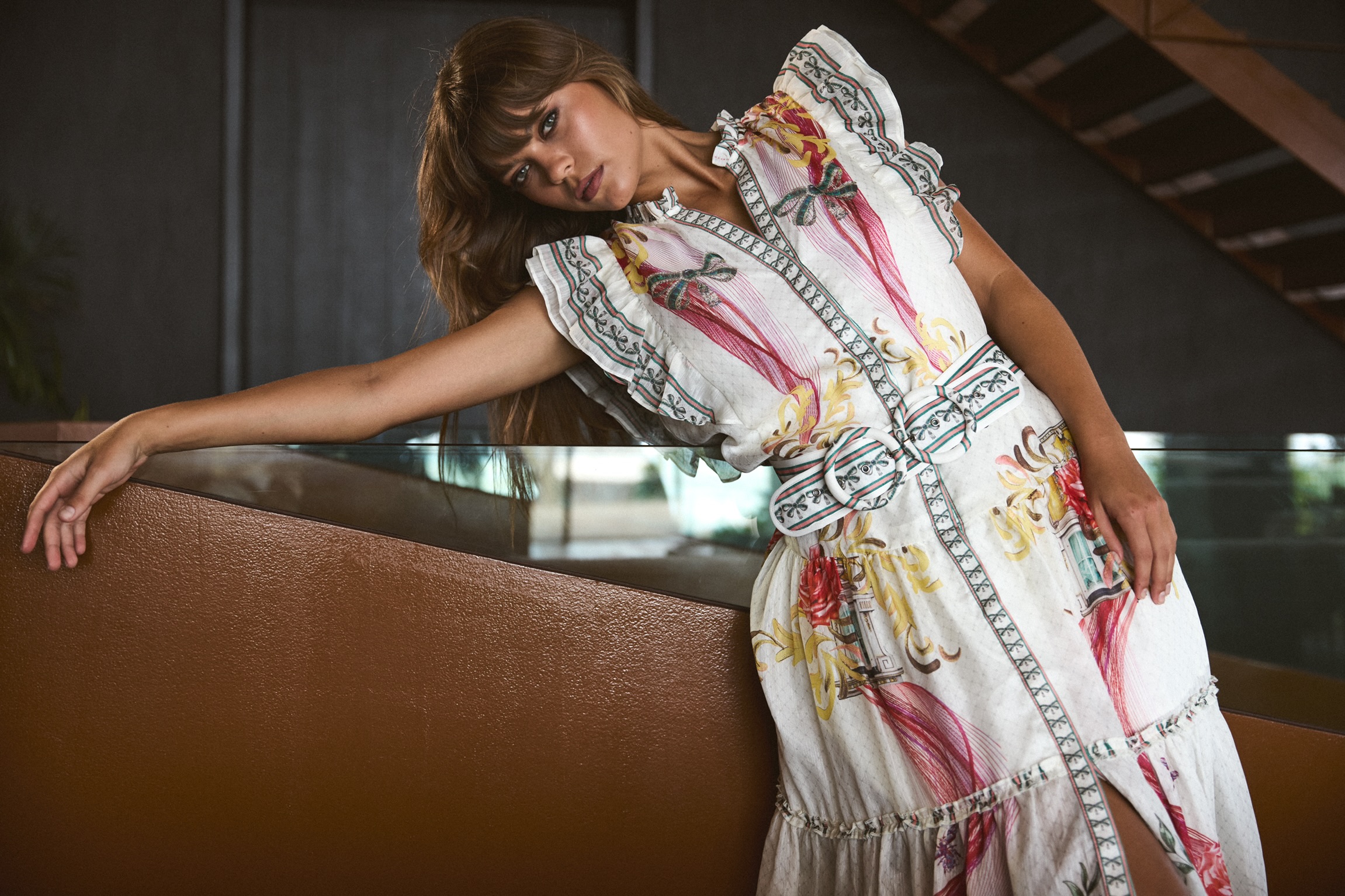 STARBRIGHT SILK LINEN MAXI-ROSES