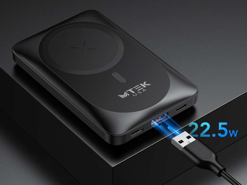  MTEK MagSafe Battery 10,000 mAh (20W) - Black 